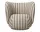 Rico Lounge Chair, Louisiana sand / off-white