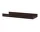 String Metal Shelf High Edge 78 x 30, dark brown