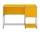 USM Haller Home Office Desk B21, golden yellow