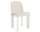 Chisel 65 Chair, cream white lacquered beech / Mode 011