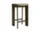 Chisel 30 Bar Stool H65, green umber lacquered beech / Linara 313