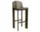 Chisel 35 Bar Stool H75, green umber lacquered beech