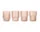 Ripple Glasses Set of 4, blush