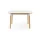 Form Table 120x120 cm Oak, white
