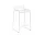 Hee Bar Stool Low, white
