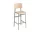 Loft Bar Stool 75 cm, dusty green/oak