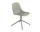 Fiber Side Chair Swivel Base, dusty green