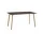 CPH Deux 210 Table L140, stone grey/beech