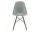 Eames Fiberglass Side Chair DSW, sea foam green/dark maple