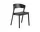 Cover Side Chair, black/black refine leather