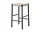 Betty TK8 Bar Stool, black/natural webbing