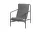Palissade Lounge Chair High Quilted Cushion, anthracite