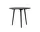 In Between SK3 Table Ø90, black lacquered oak