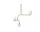 Mobil 70 Pendant, brushed brass