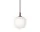 Rime Pendant Lamp Ø12, opal/deep red