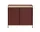 Enfold Sideboard 100x85, oak/deep red