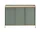 Enfold Sideboard 148x85, oak/dusty green