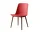 Rely HW71 Chair, walnut/vermillion red