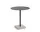 Terrazzo Table Ø70, grey terrazzo / anthracite