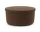 Hide Storage Pouf Large, brown