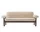 Brasilia Sofa, Sheepskin nature/dark stained oak