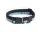 Dogs Collar Flat M/L, blue/black