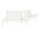 Palissade Park Dining Bench Out/Out set of 2, cream white
