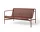 Palissade Cord Lounge Sofa, iron red