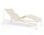 Palissade Cord Chaise Longue, cream white