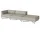 Orlando O2 Garden Sofa 3-seater w. open end right, sand