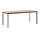 Drip HW116 Dining Table, bronzed/lacquered oak