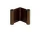 Pair Candleholder H11, brown
