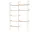 Rombe Configuration B, alabaster/lacquered oak