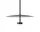 Reflection Pendant Lamp Ø40, black lacquered aluminium