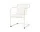 Palissade Cantilever Dining Armchair, cream white