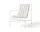 Palissade Lounge Chair High Soft Quilted Cushion, cream white