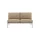 Settle Sofa 2-Seater without armrest, Ribbed Weave 5/taupe