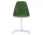Eames Plastic Side Chair DSL, forest / white