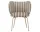 Rico Dining Chair, Louisiana sand / off-white