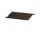 String Shoe Shelf Metal 58 x 30, dark brown