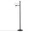 Nocturne Bowl F1 Floor Lamp, black
