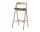 Fenri Bar Chair 65 cm White Oak, brown