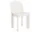 Chisel 65 Chair, cream white lacquered beech