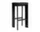 Chisel 30 Bar Stool H75, black lacquered oak / Steelcut Trio 383