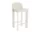 Chisel 35 Bar Stool H65, cream white lacquered beech / Mode 11