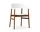 Herit Armchair Smoked Oak, white