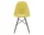 Eames Fiberglass Side Chair DSW, ochre light/dark maple