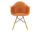 Eames Plastic Armchair DAW, rusty orange