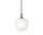 Rime Pendant Lamp Ø12, opal/black
