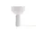 Kizu Table Lamp Small, white marble